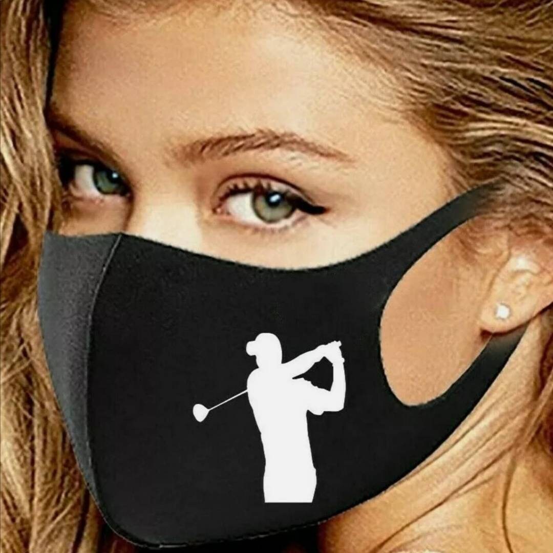 Golf Face Mask Cool Golfer MASK GIFT Face Mask Washable Etsy