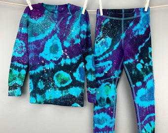 Rayleigh Tie Dye Hand dyed Organic Cotton Loungewear Set Size Unisex M