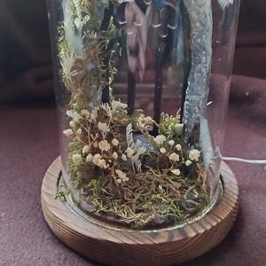 Church window light up dome diorama.