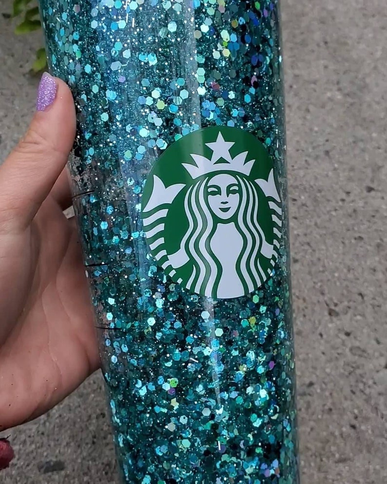 Glitter snowglobe starbucks cup