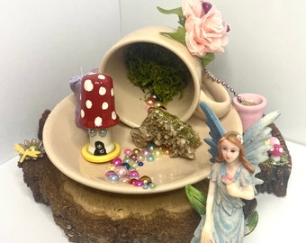 Magical Miniature Fairyland in a Teacup