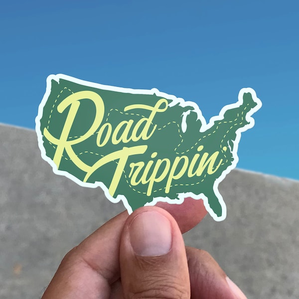 Road Trippin' United States Vinyl Sticker