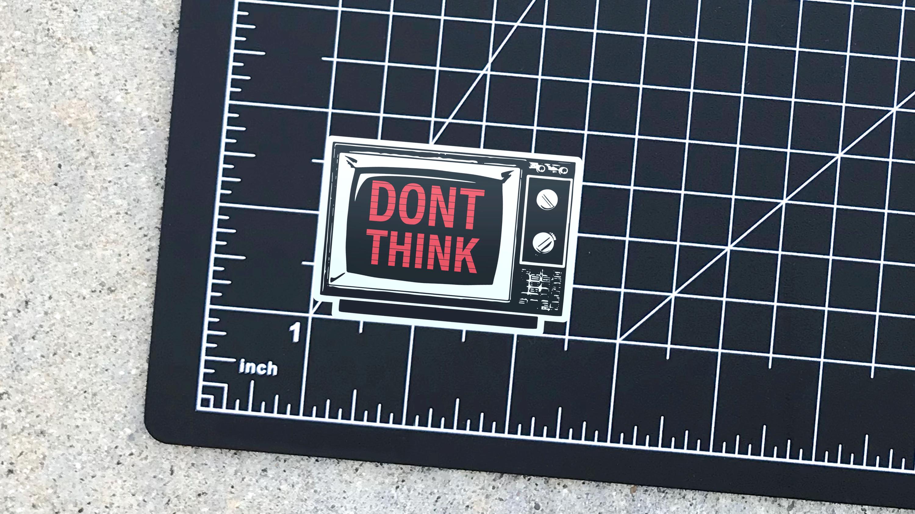 Anti-media Vinyl Sticker Set, Digital Detox Decals, Unplug & Disconnect ...