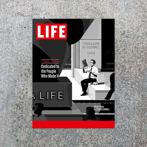 Affiche de couverture de magazine Walter Mitty Life