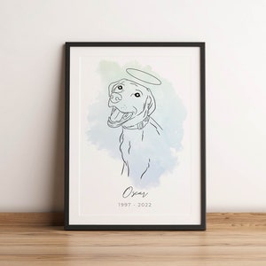 CUSTOM PET DRAWING, Pet Illustration, Digital Art, Line Drawing, Pet Memorial Gift, Dog Portrait, Cat Portrait, Line Art, Pet Christmas Gift