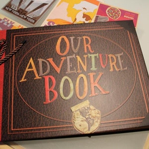 My Adventure Book, DIY Pixar up Themed Scrapbook Album, 80 Pages Blank  Kraft Paper -  Finland