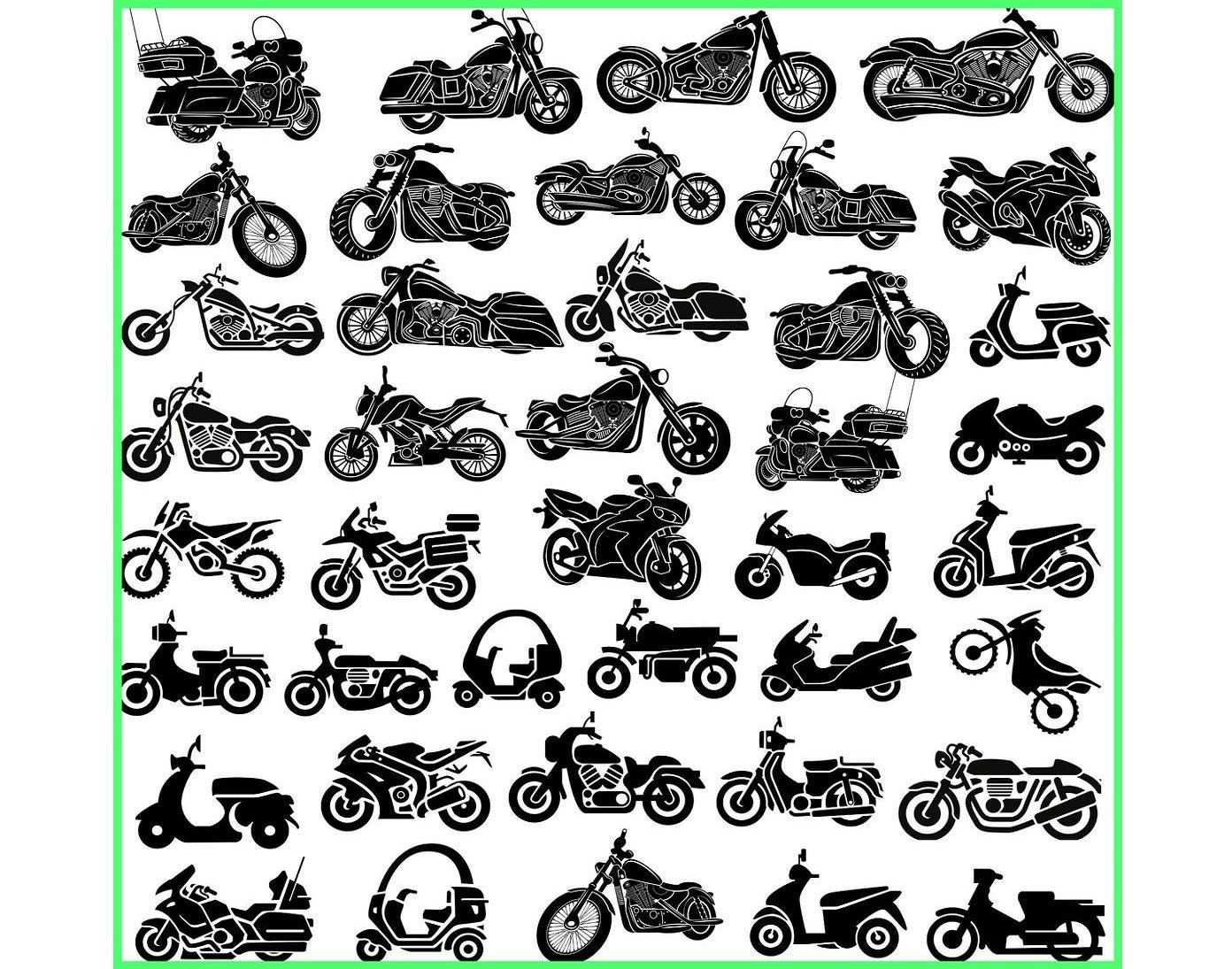Download Motorcycle Svg Biker Svg Chopper Svg Harley Svg Motor Bike Etsy