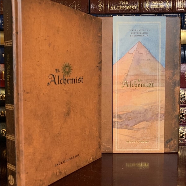 The Alchemist by Paulo Coelho Gift Edition Deluxe Illustrated Hardcover Book - Free Shipping