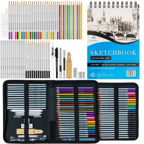 Graphite Drawing Kit Etsy
