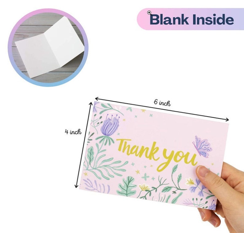 Thank You Cards Thank You Cards Bulk Cards Assorted Thank You Etsy