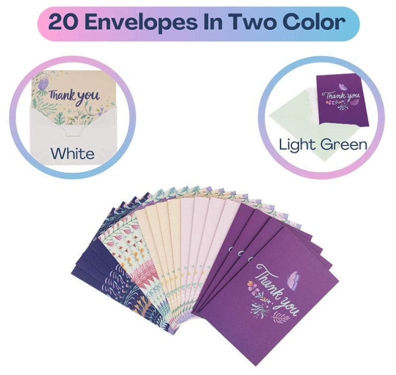 Thank You Cards Thank You Cards Bulk Cards Assorted Thank You Etsy