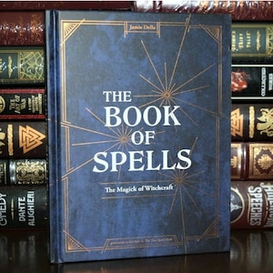 Book of Spells Magick of Witchcraft Witches Spell Book Healing Desires Witchy Wizard Book of Shadows Hardcover Book - FREE Shipping