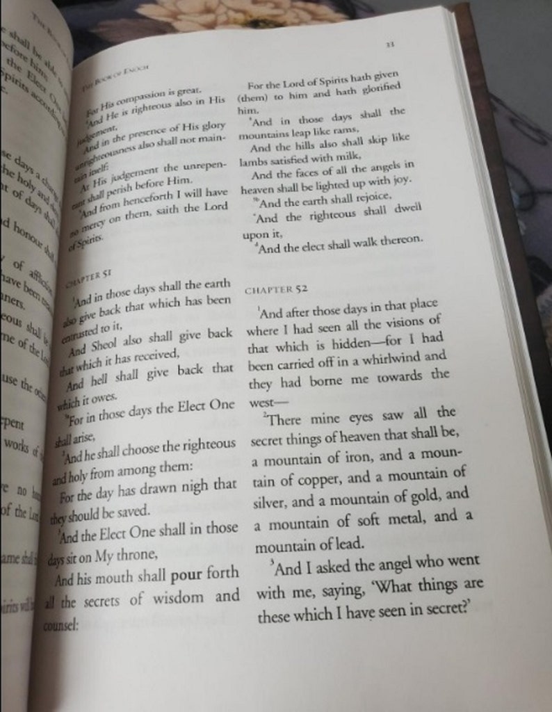 The Book of Enoch Bible Christian Church Apocrypha Bible Etsy