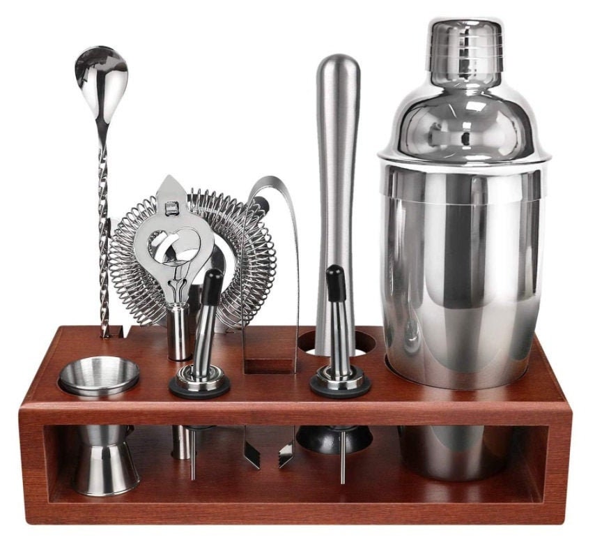 Professional 10 Piece Bartender Kit Bottle Stopper Opener Etsy