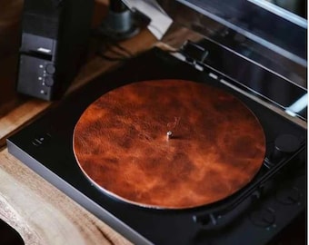 Leather Turntable Mat