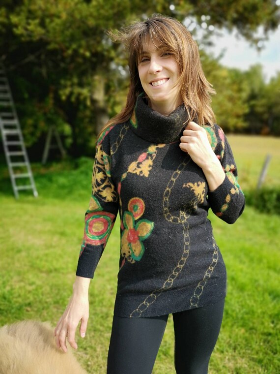Woman Angora Sweater, Lambswool Sweater
