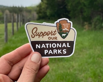 Support Our National Parks Vinyl Bumper Sticker