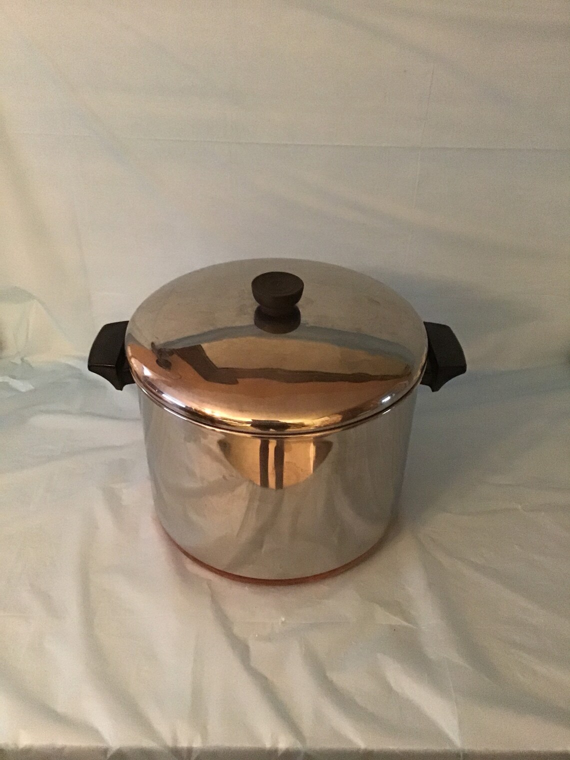 Vintage Copper Bottom Revere Ware 10 Quart Stock Pot with Etsy