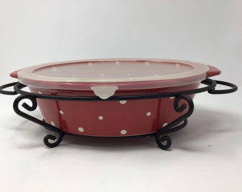 temptations casserole dish with carrier