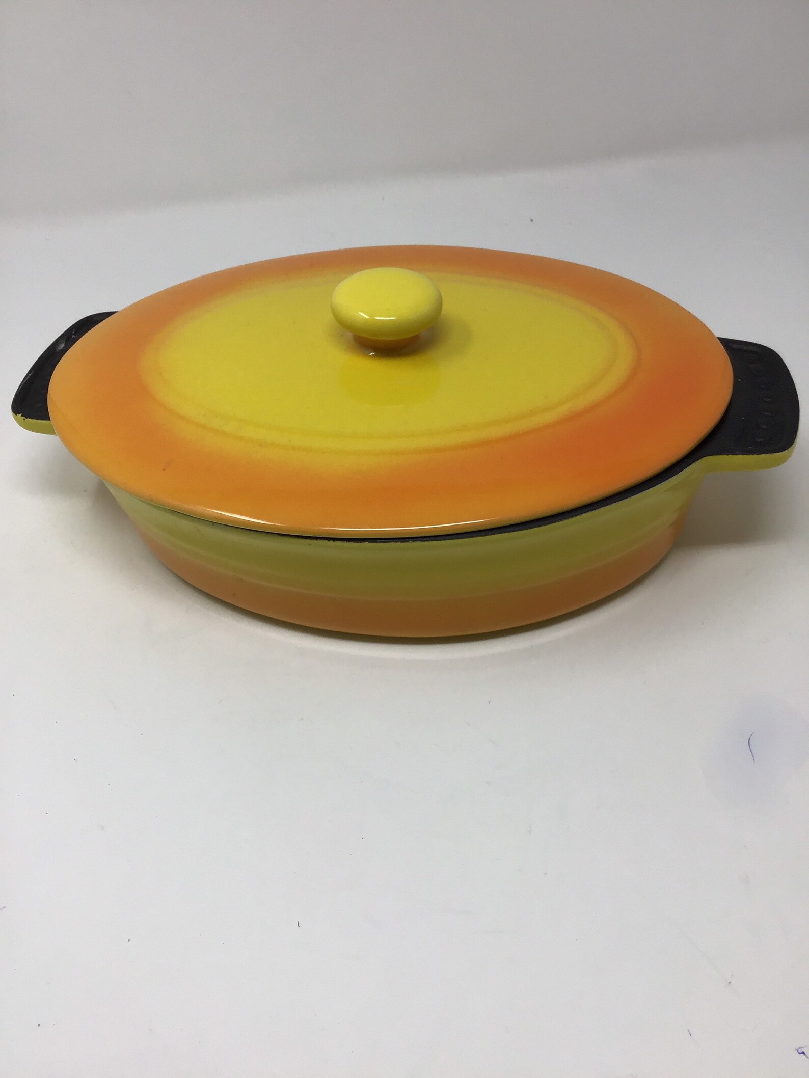 Parini Casserole Baking Dish Yellow and Orange 2 1/2 Quart Etsy