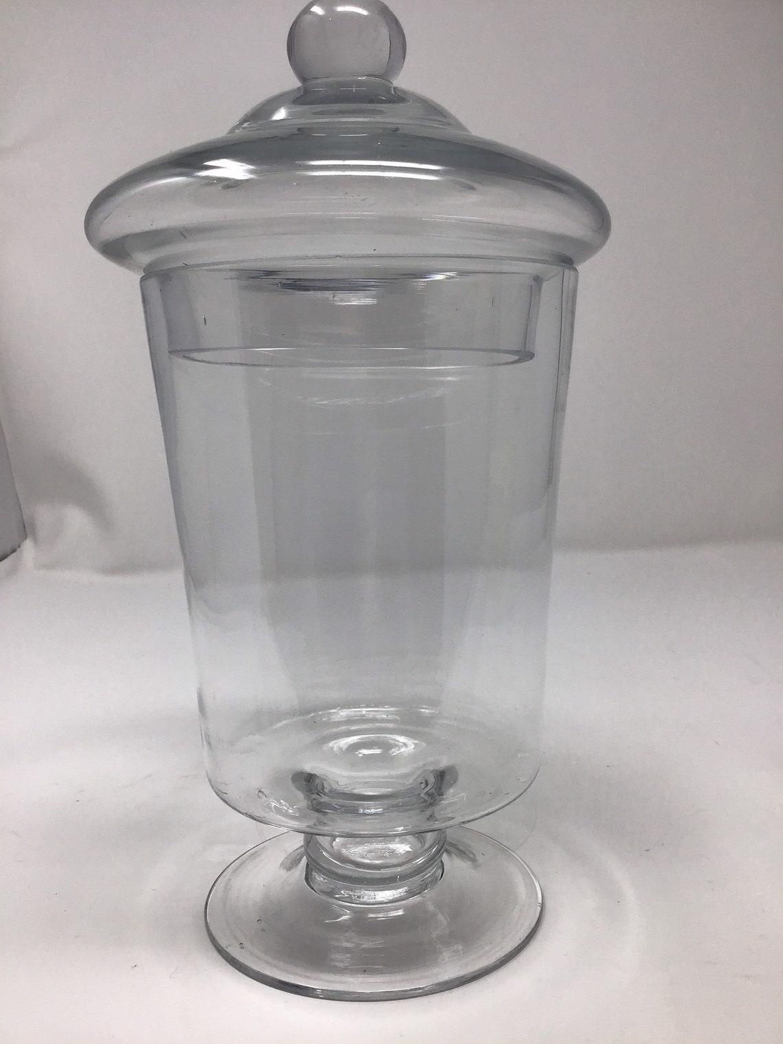 Apothecary Glass Jar With Lid 10 1/2 Inches Tall by 4 1/2 Etsy
