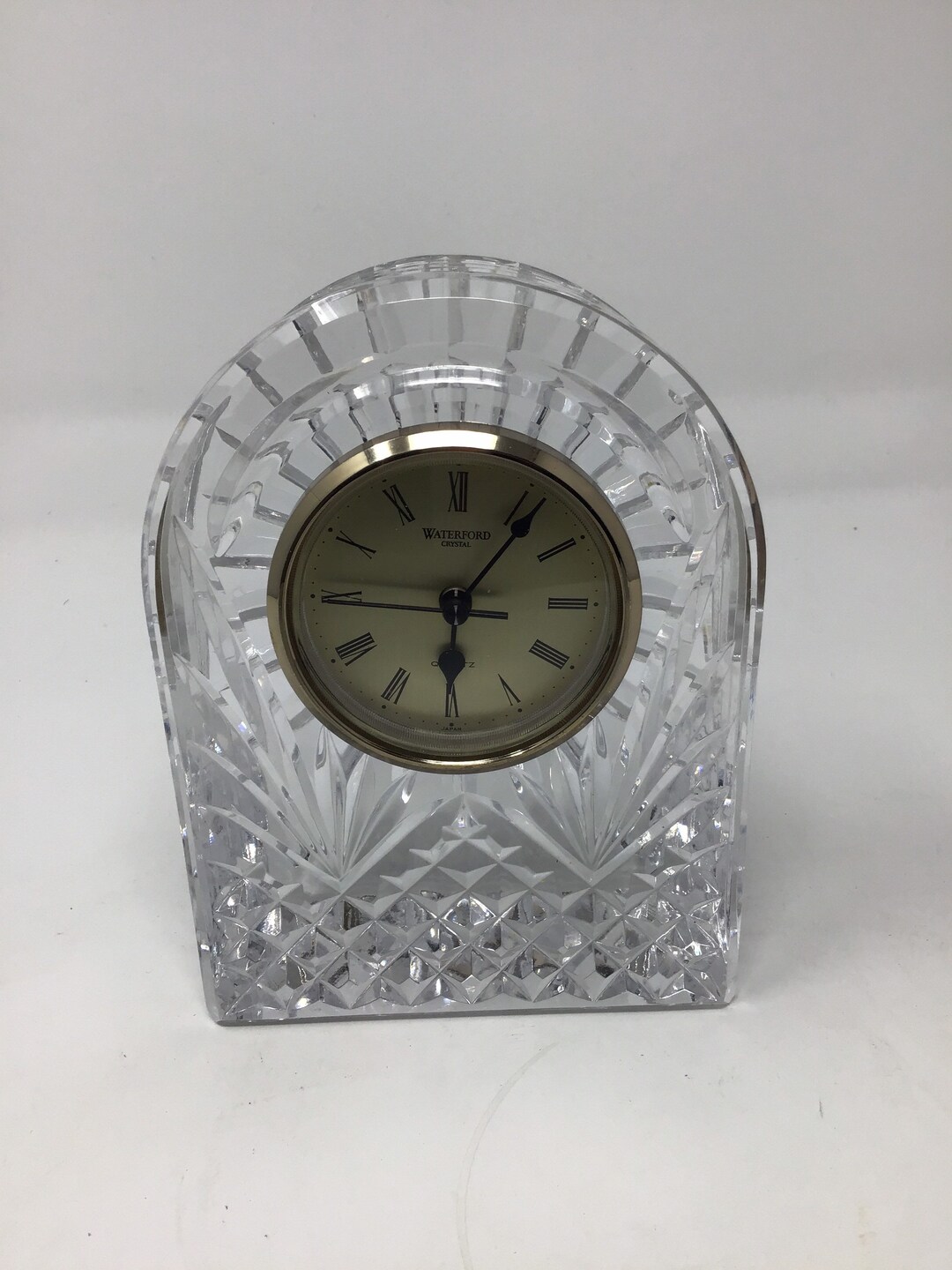 Vintage Waterford Crystal Clock 6 1/2 Inches Tall and 4 1/2 Etsy