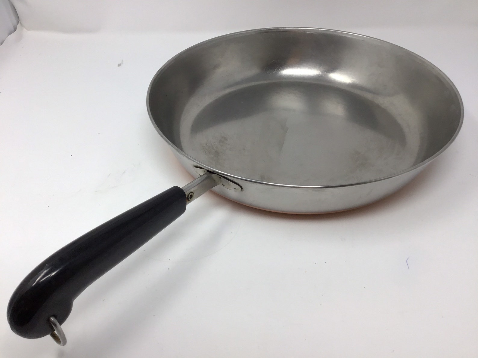 Vintage Copper Bottom Revere Ware 12 inch Frying Pan No Etsy