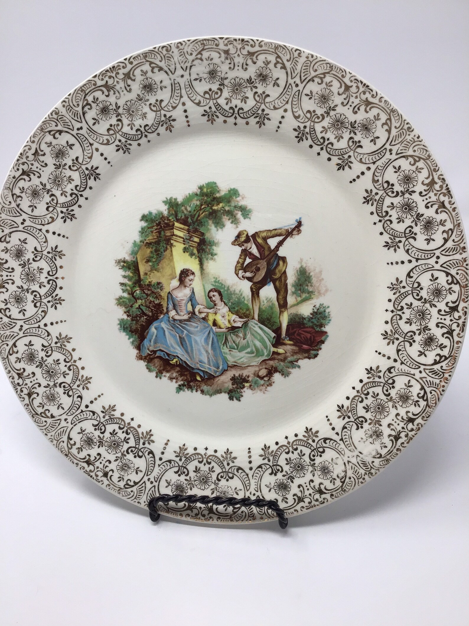 Vintage Triumph American Limoges Made in USA 22 Karat Gold Etsy