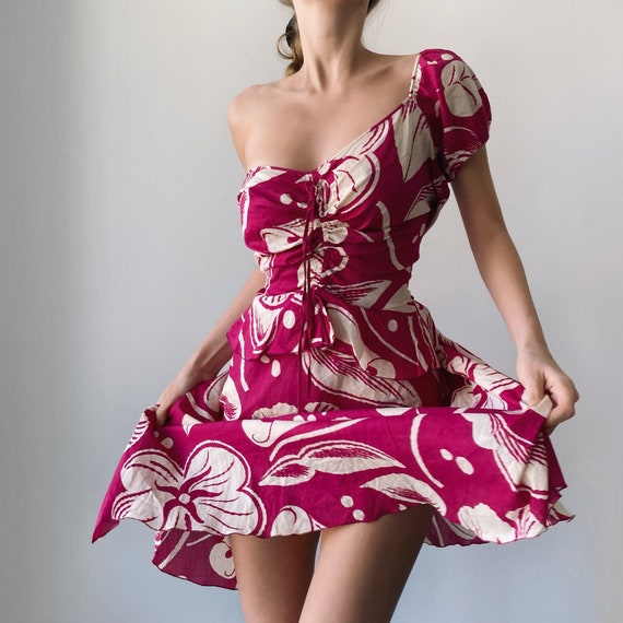 Stunning Floral Moschino Dress - image 1