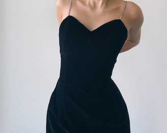 Stunning Vintage Velvet Dress