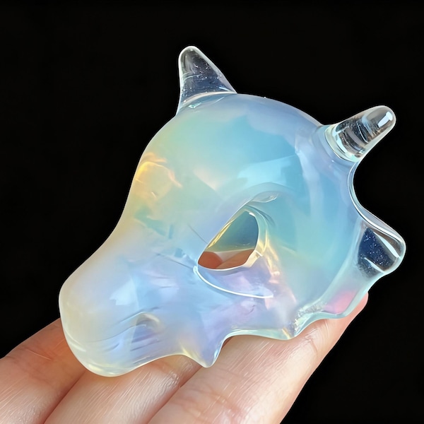 2.3" Opalite Carved Lalakie,Crystal Lalakie,Pokemon Lalakie Carving,Crystal Healing,Home Decor,Mineral specimen,Crystal Gifts
