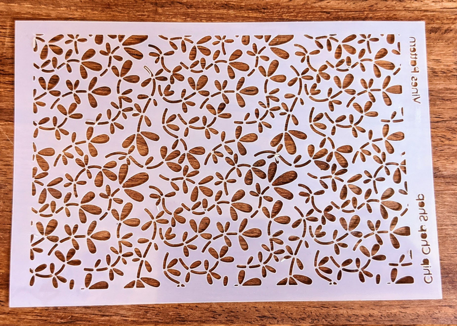 Vines Pattern Reusable Texture Stencil Screen for Polymer Clay and Ar…