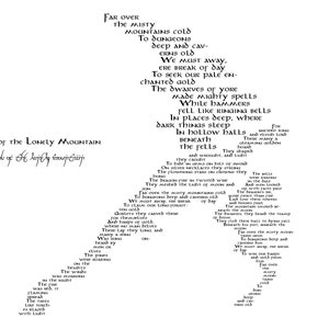 Song of A Lonely Mountain SVG, DXF & PNG File