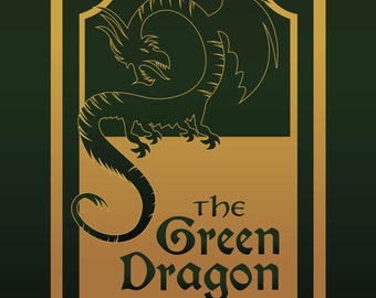 The Green Dragon Printable - 16 x 20