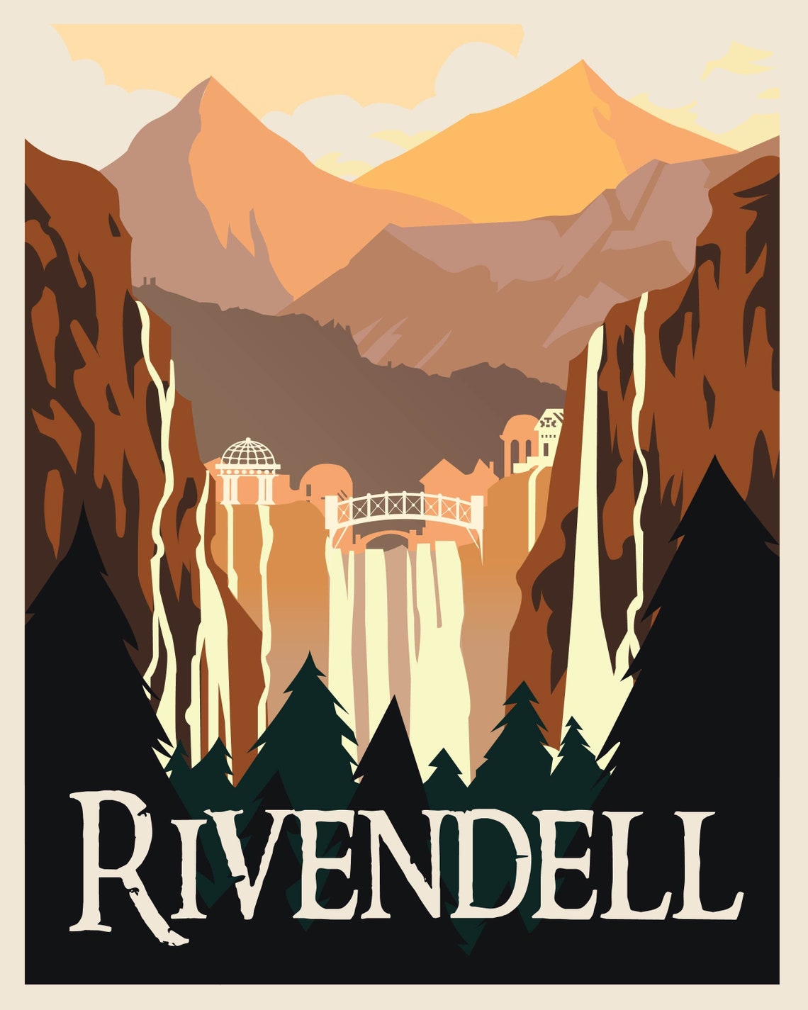 visit rivendell poster