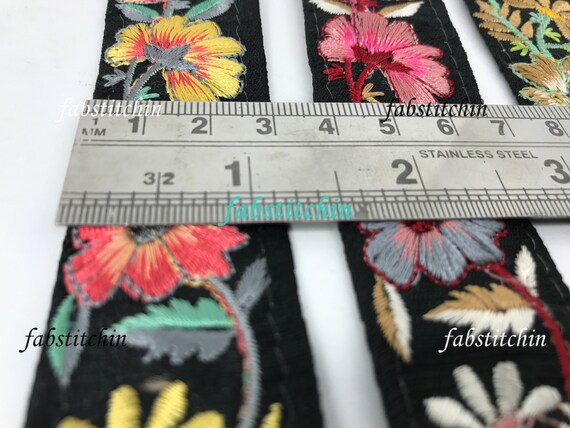 Manufacturer Silk Trim Flora Fabric Wedding Cintas Bordadas