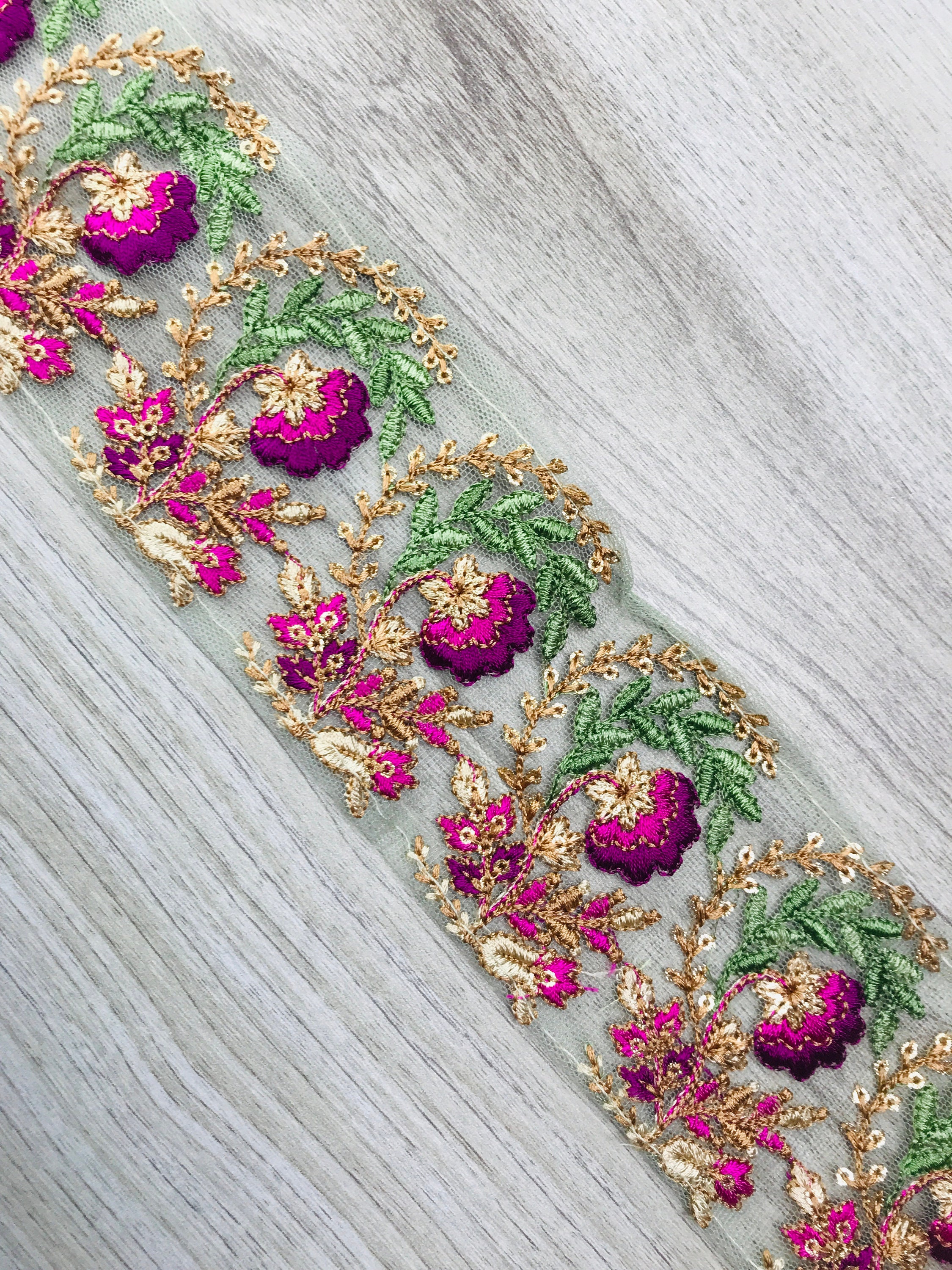 2 Yards Multicolored Embellishment Cord | 15mm & 1mm Polyester Sew-on Trim Braid