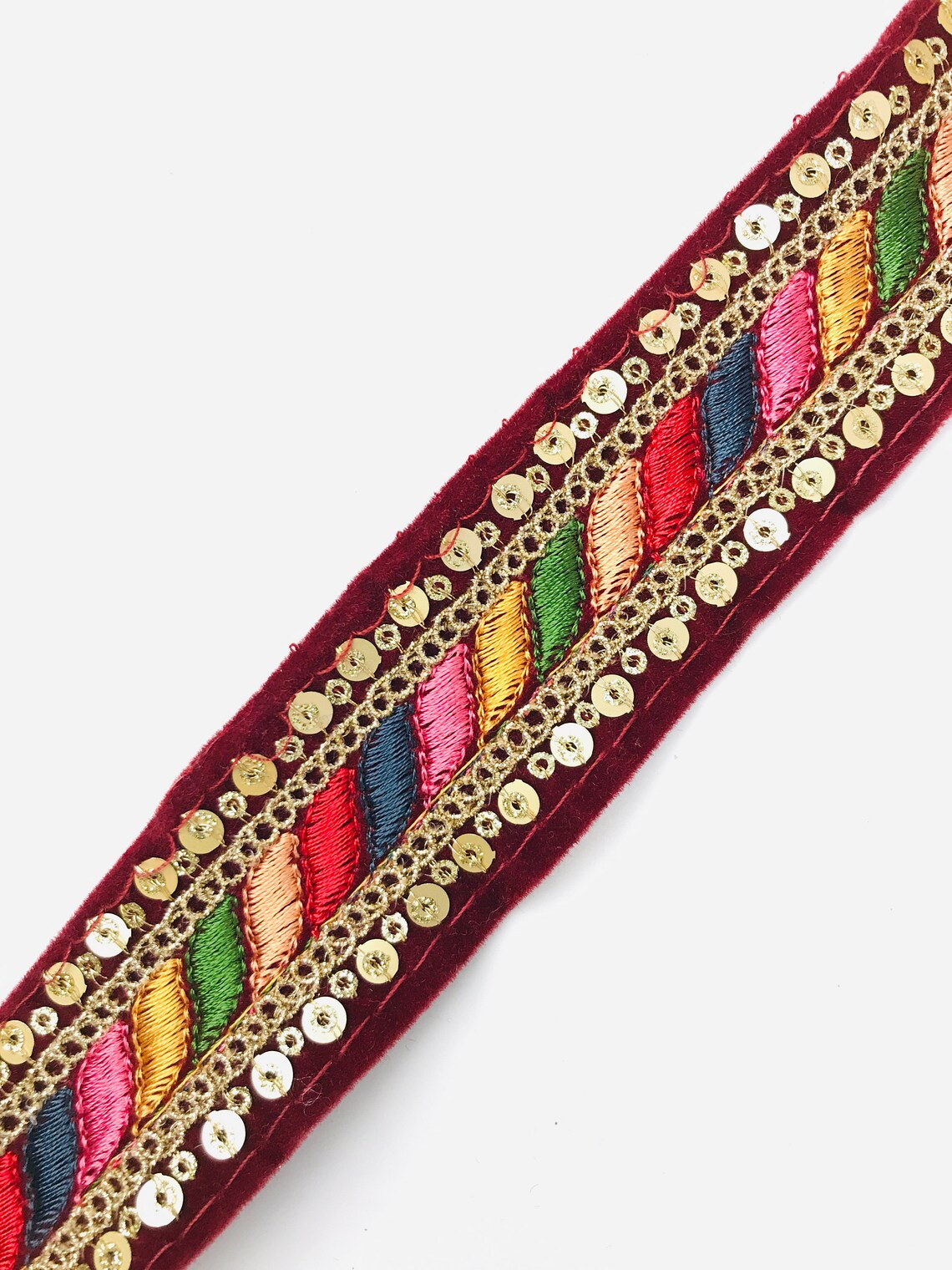 Beautiful Thread Work Trims Embellishment Tape Indian - Etsy