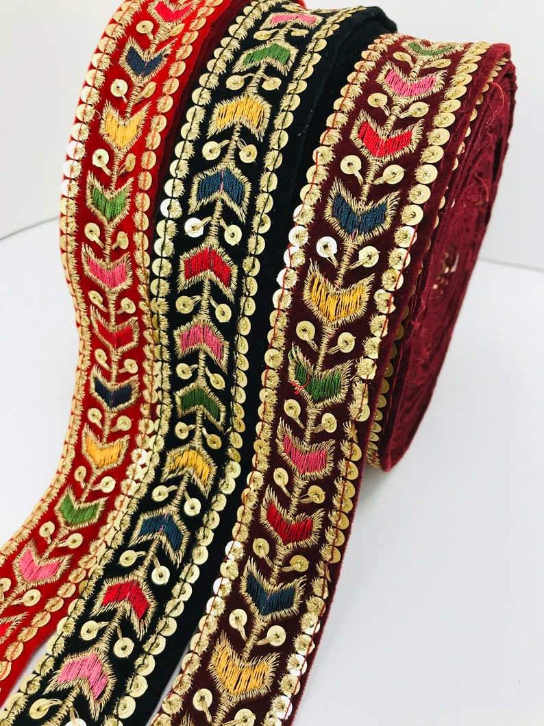 Beautiful Thread Work Trims Embellishment Tape Indian | Etsy