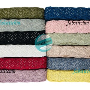 9 Yards Net Fabric Ribbon-Multi colored Embroidered Trim-Sari Border-Sari Fabric Trim-Lehenga-Dupattas-Quilts Fabric Trim-Indian Fabric