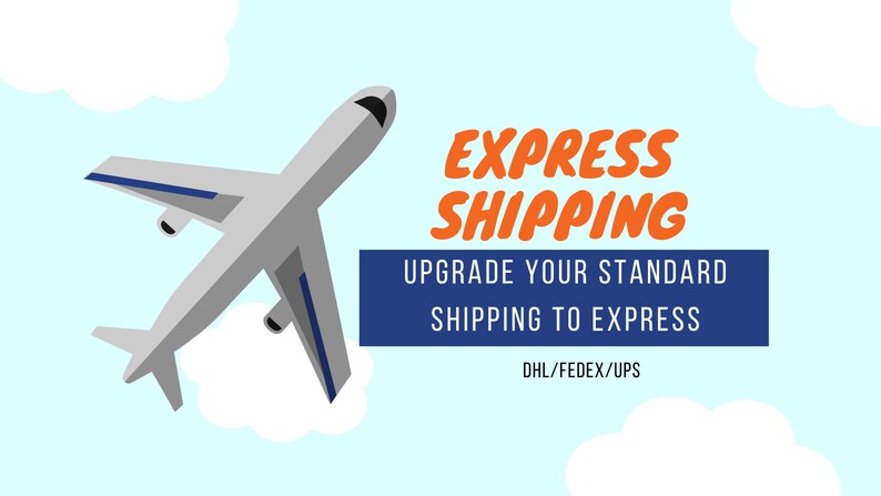 Upgrade your standard shipping to Express shipping image 1