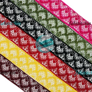 9 Yards Floral Embroidered Net Fabric Trim-Multi Colour Sari Border-Tulle Fabric-Dupattas,Silk Ribbon-Indian Fabric-Table Runner-Lehengas