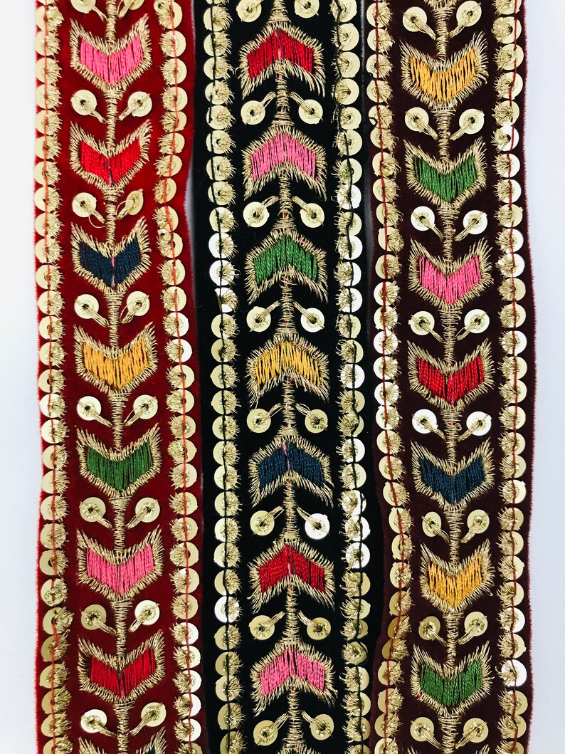 Beautiful Thread Work Trims Embellishment Tape Indian | Etsy