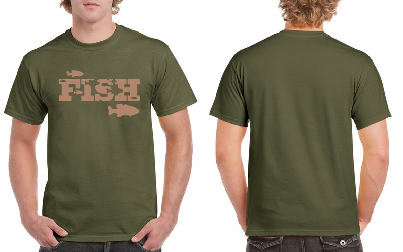FISH LOGO Carp fishing logo t shirt ideal gift for fisherman