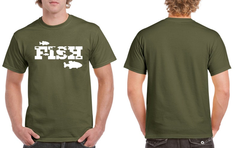 FISH LOGO Carp fishing logo t shirt ideal gift for fisherman