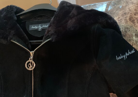 Vintage Baby Phat large suede jacket