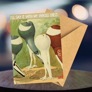 Funny Vintage Birthday Card: Sarcastic Retro Humor