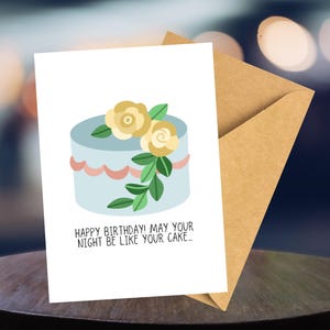 Funny Birthday Greeting Cards Like cake Cake Celebration Cards | Birthday, Wedding, Party Invitations, Festive Greetings, Handmade Cards