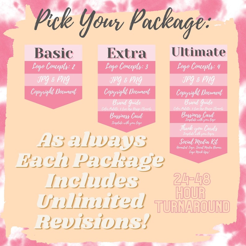 Custom Logo Design - Ultimate Package - Etsy