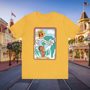 Camiseta unisex con la carta del tarot inspirada en Moana, camiseta gráfica de Parks, regalo para fanáticos de Disney, camiseta con animales lindos, camiseta gráfica novedosa